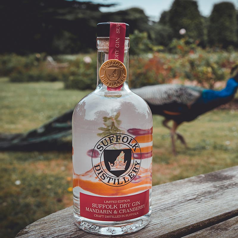 Limited Edition Mandarin and Cranberry Suffolk Dry Gin